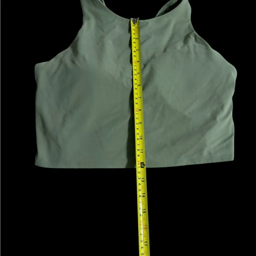 Athleta Sage Green Crop Top - Picture 3 of 5